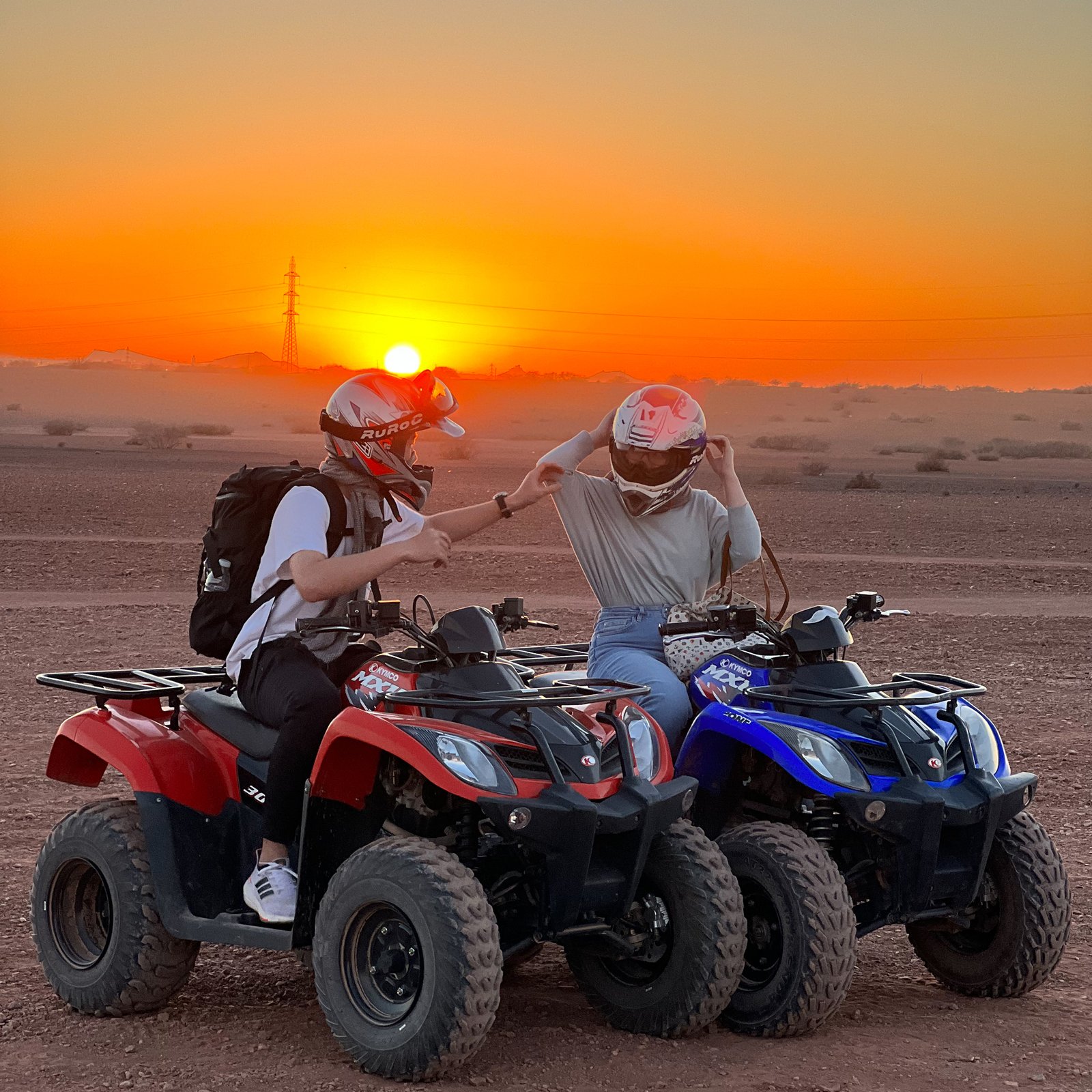 QUAD ACTIVITY IN THE AGAFAY DESERT